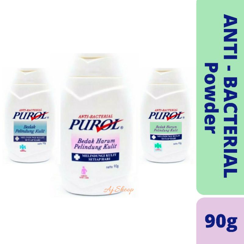 Purol Bedak Anti Bakteri | Anti - Bacterial Powder 90g