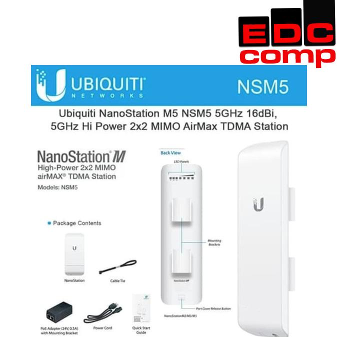 Ubiquiti Nanostation M5, Nsm5, Ns-M5, Nano Station M5