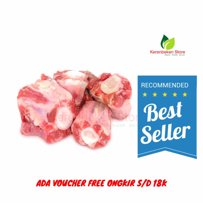 

buntut sapi lokal per 500gr