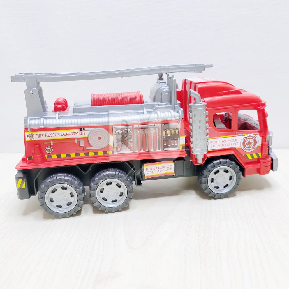 Super Transportation Truck Damkar 9000 Mainan Truk Pemadam Kebakaran Firetruck