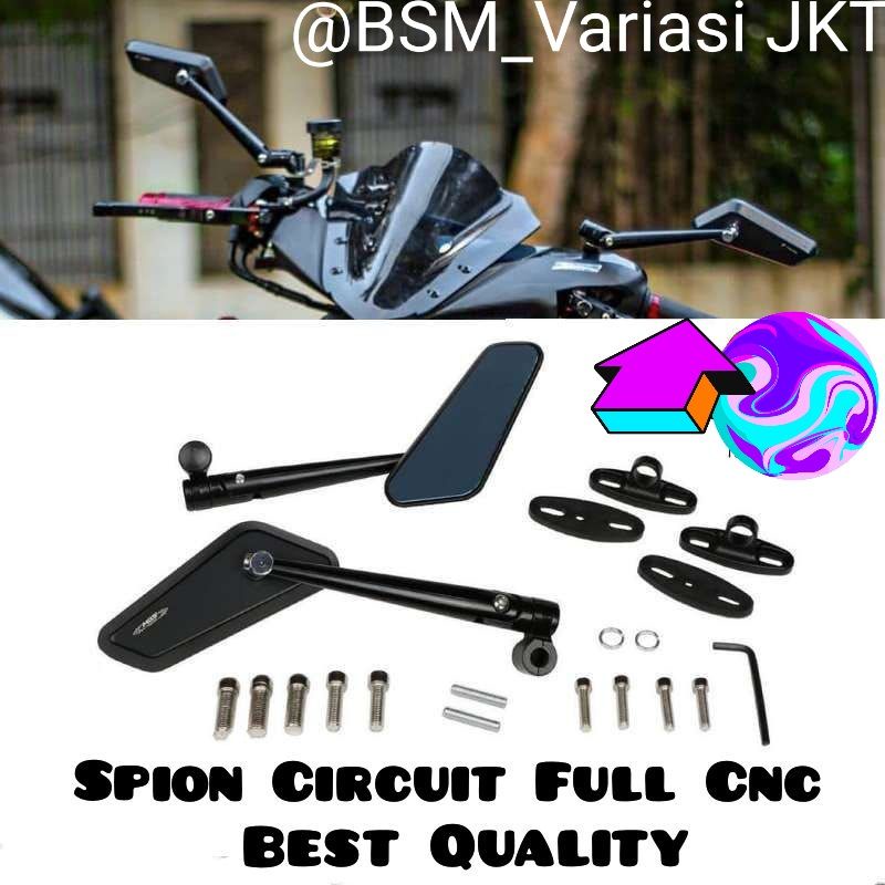 TERMURAH Spion Circuit Model Rizoma Full CNC Universal Motor Spion circuit full set bracket + baut2 pnp semua motor