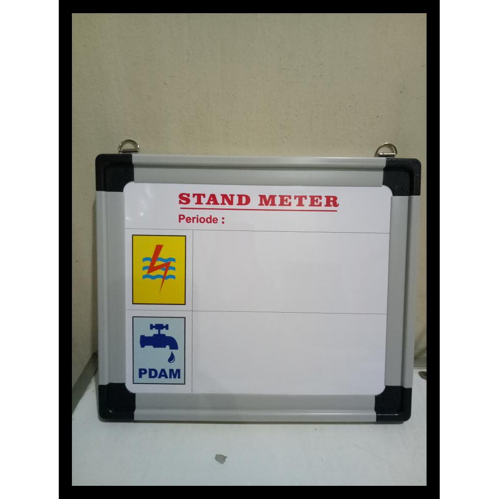 

Papan Stand Meter Pln / Pam ( White Board ) Terjamin