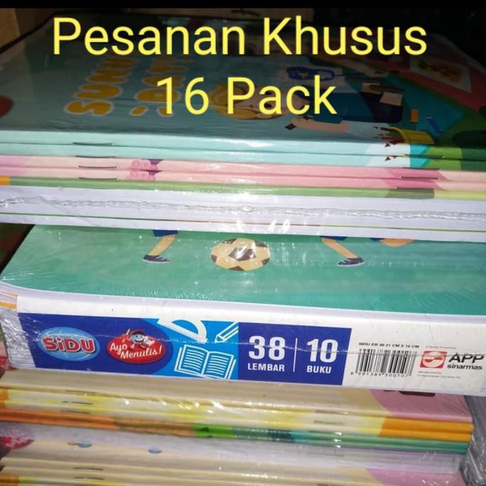 

Pesanan Khusus Buku Tulis Kwarto Sidu (38) Sebanyak 16 Pack Cococakesale88
