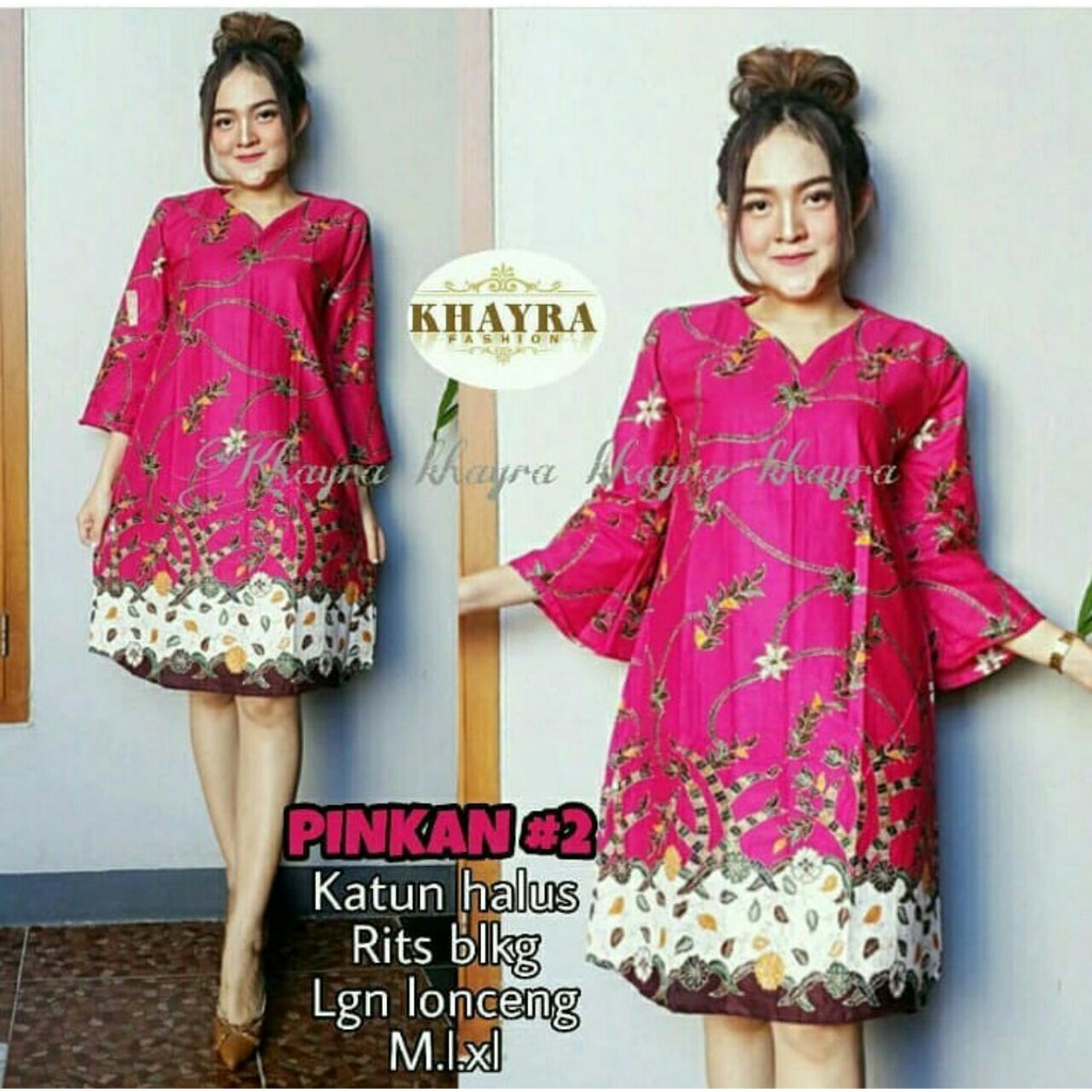 TUNIK UNGGUL JAYA MOTIF BATIK KHAS PEKALONGAN