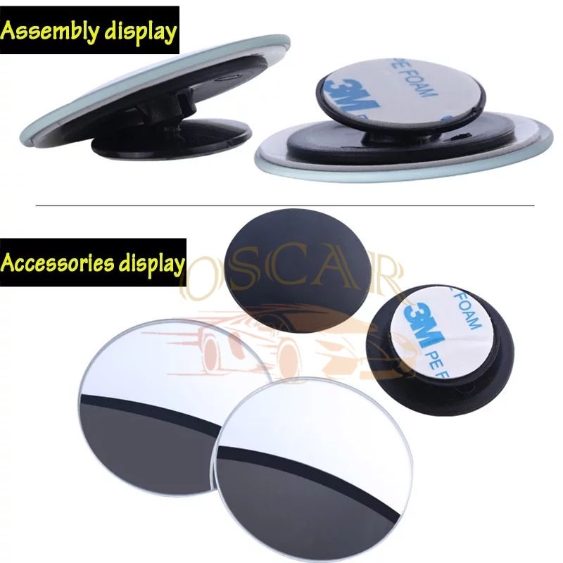 Kaca Spion Cermin Tambahan Blind Spot 360 Mirror 2 In 1 Adjustable