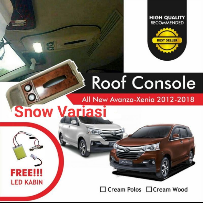 Roof Console ALL /GRAND NEW AVANZA - XENIA TAHUN 2012 KE ATAS