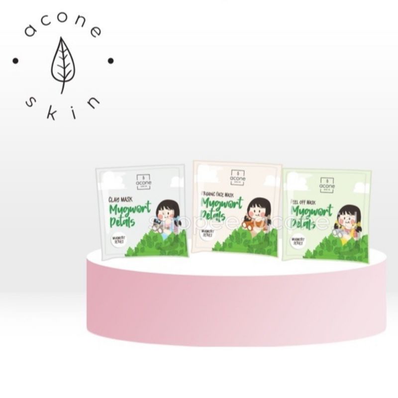 Masker Wajah Mugwort by Aconeskin) [BPOM]