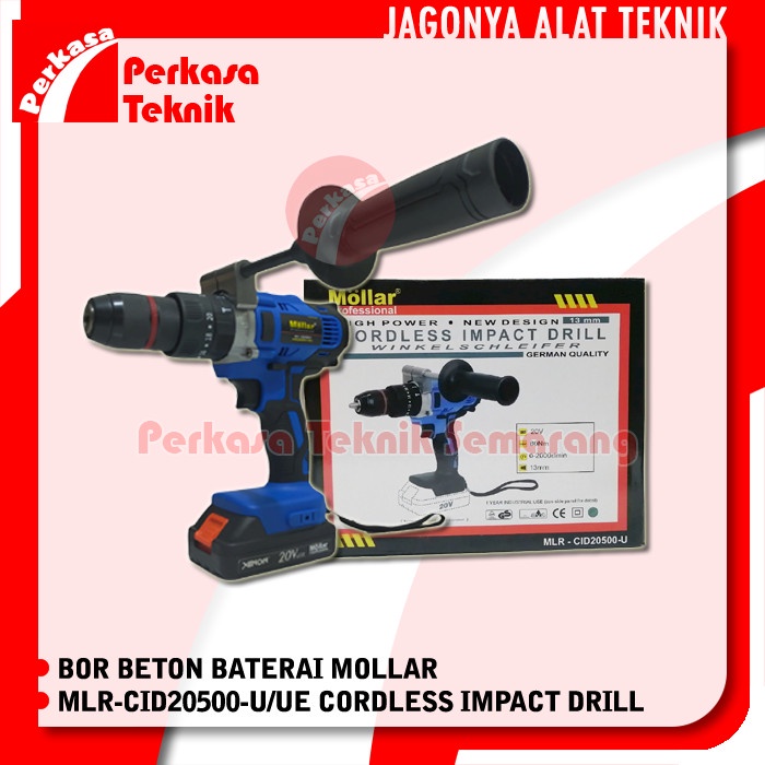Bor Beton Baterai MOLLAR CID20500-U/UE Cordless Impact Drill 13mm