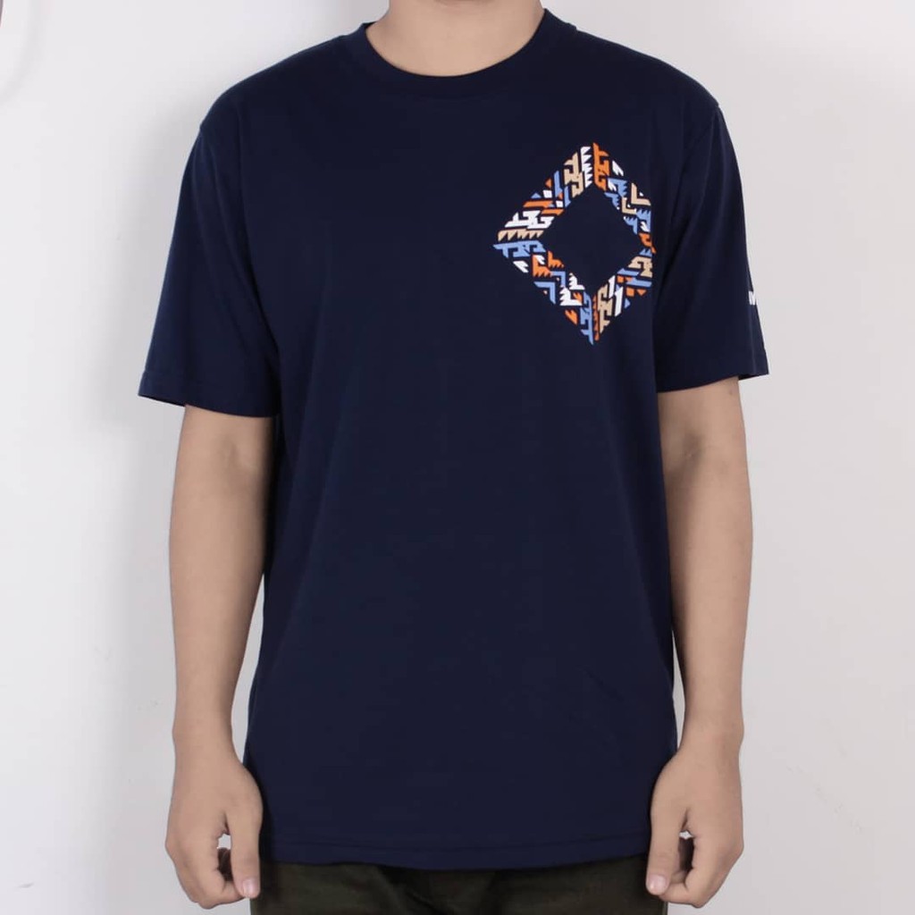 KAOS T-SHIRT PRIA/WANITA - KAWAY TAP CIRCLE NAVY