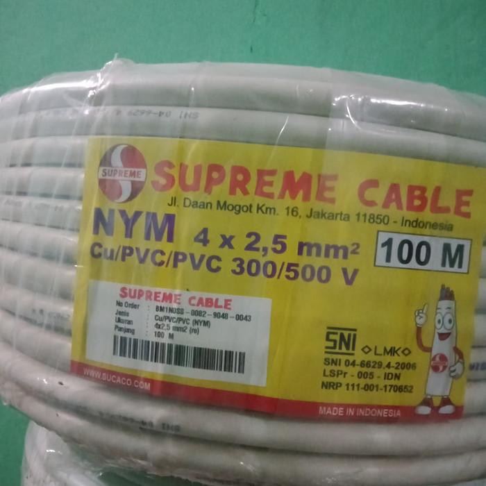 KABEL SUPREME NYM 4X2,5MM/KABEL NYM 4X2,5MM SUPREME 100M Mantap