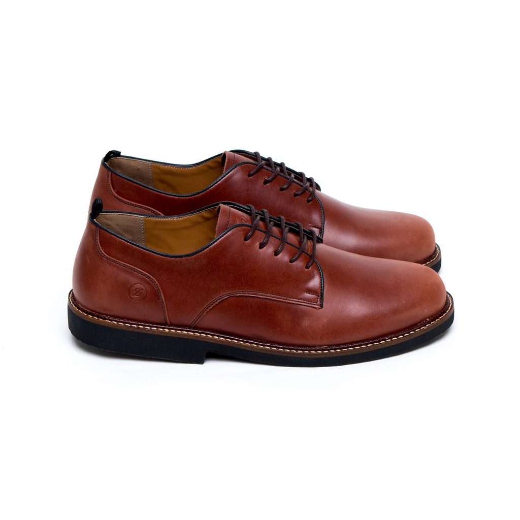 FOSTER | Indopride | Sepatu Kulit Asli Formal Klasik Vintage Kerja Pria/Cowok - Footwear Zapato