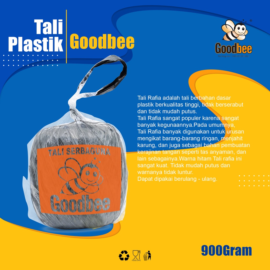 

Tali Rafia Goodbee - Tali Plastik Goodbee -900gram