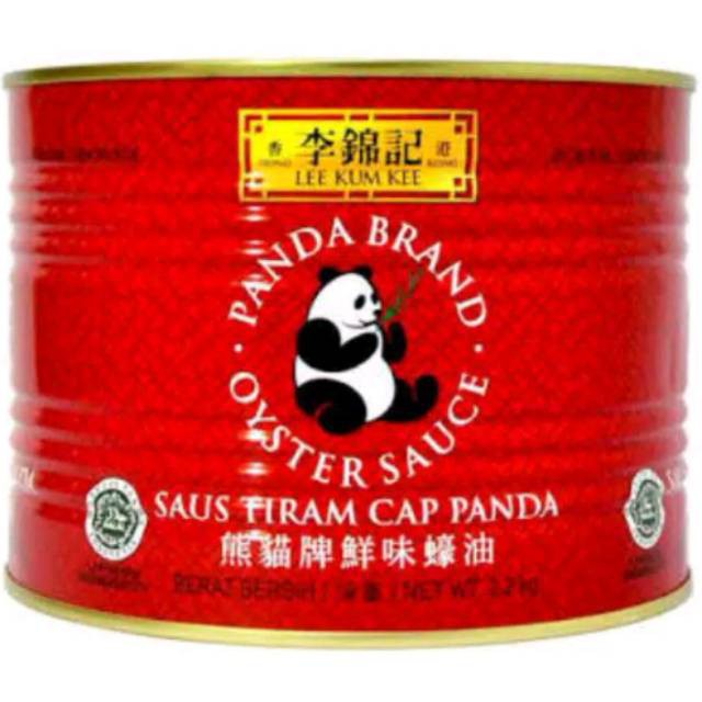 LEE KUM KEE PANDA BRAND OYSTER SAUCE SAUS TIRAM CAP PANDA KALENG 2,2 KG