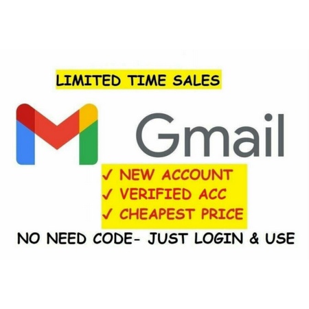 GMAIL USA Fresh Non PVA bergaransi