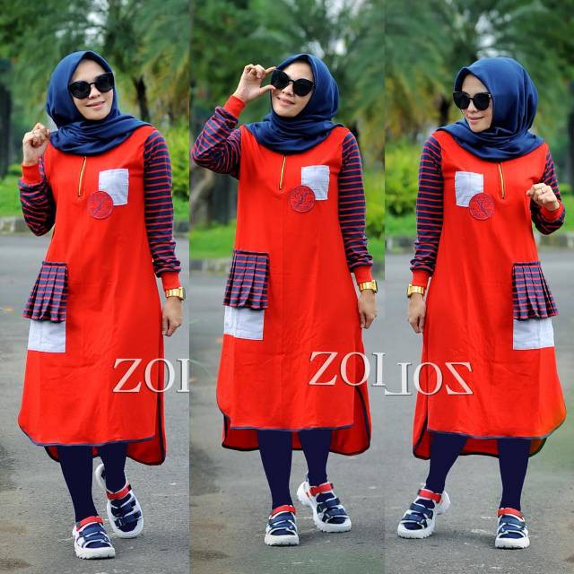 PAKAIAN WANITA TUNIK STYLE KEKINIAN BARU / TUNIK ZOLAQU ORIGINAL / TUNIK ZOLAQU ORIGINAL TERMURAH