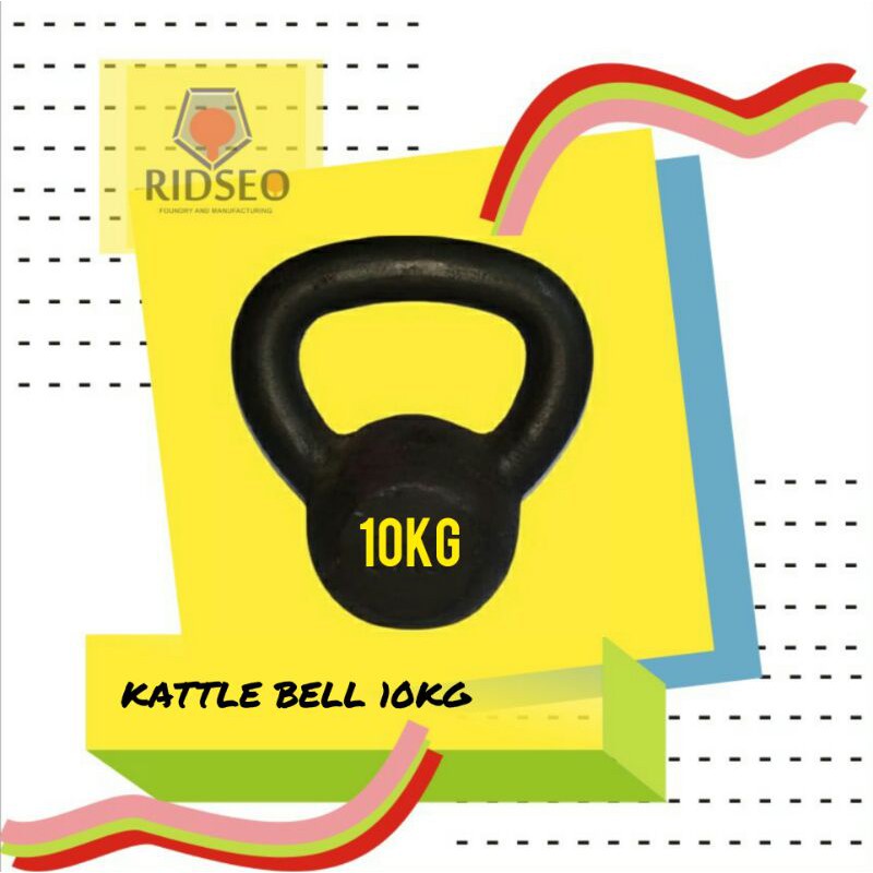 Kettlebell 10 Kg/Pembentuk Otot Lengan Kettlebell 10 Kg
