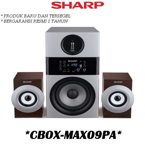 Sharp XMAX High Definition 2.1 Karaoke Speaker System CBOX-MAX09PA