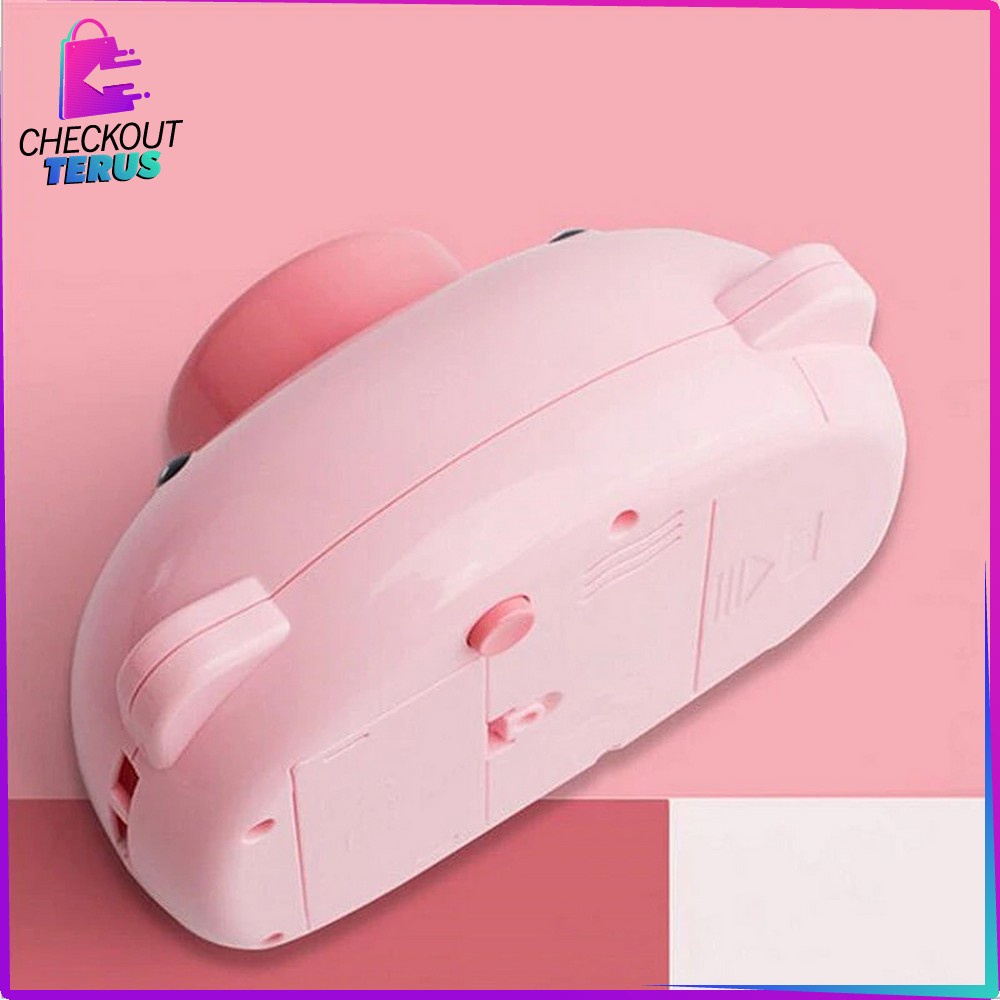 CT M92 Mainan Gelembung Sabun Bentuk Kamera Ada Lampu dan Musik Mainan Pretend Play Bubble Camera Elektrik Kids
