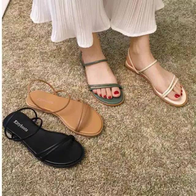 Sandal leticia tali belakang AA