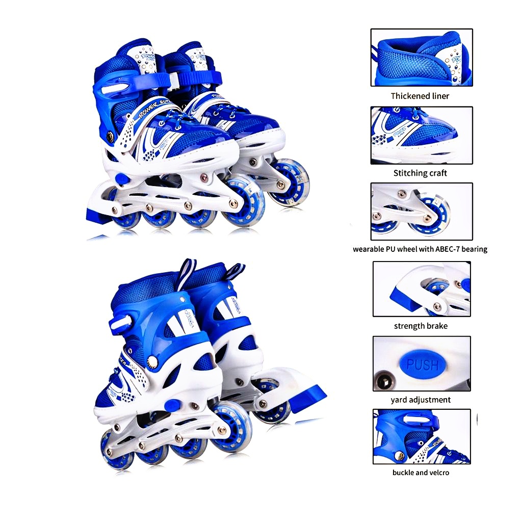 PROMO (BISA COD) Sepatu Roda Anak Power Inline Skate / Power Roller Skate / Sepatu Roda bajaj