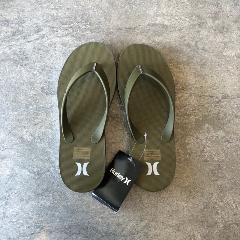 Diskon  Sandal Hurley One And Only Green ORIGINAL BERGARANSI Planet Surf