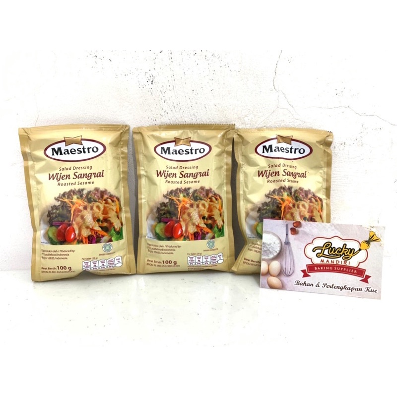 

Maestro Wijen Sangrai Salad Dressing 100gr