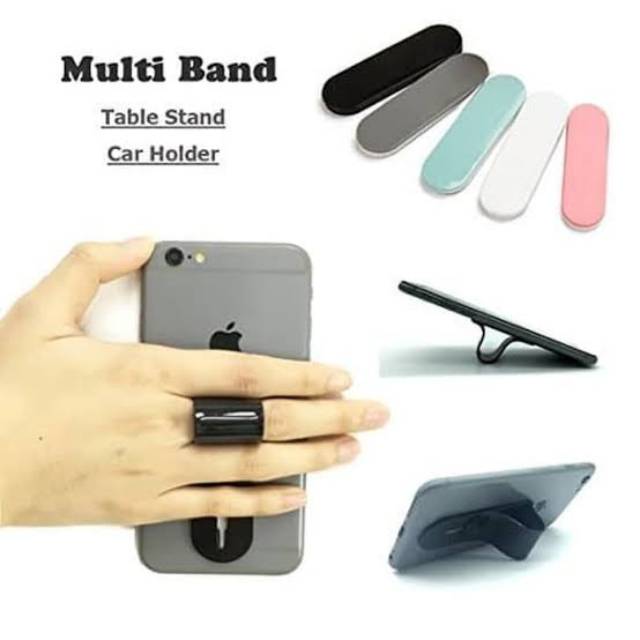 Multi band finger grip / holder hp universal