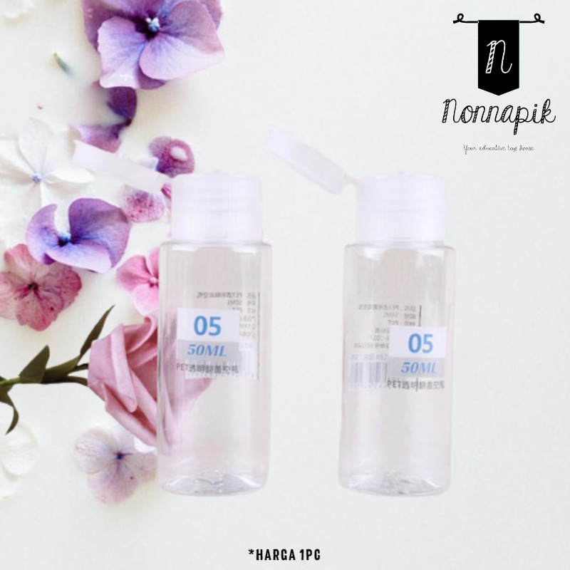 Botol Plastik Fliptop / botol sabun / botol lotion MALIAN