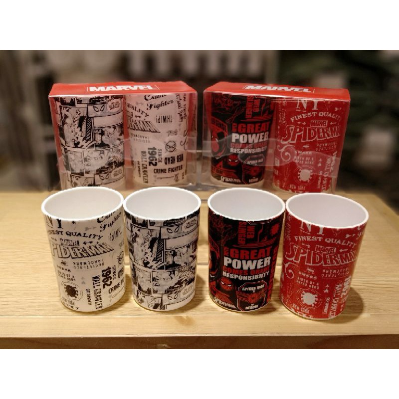 Miniso Gargle Mug marvel Gelas Plastik spiderman gelas plastik gelas kumur sikat gigi gelas anak
