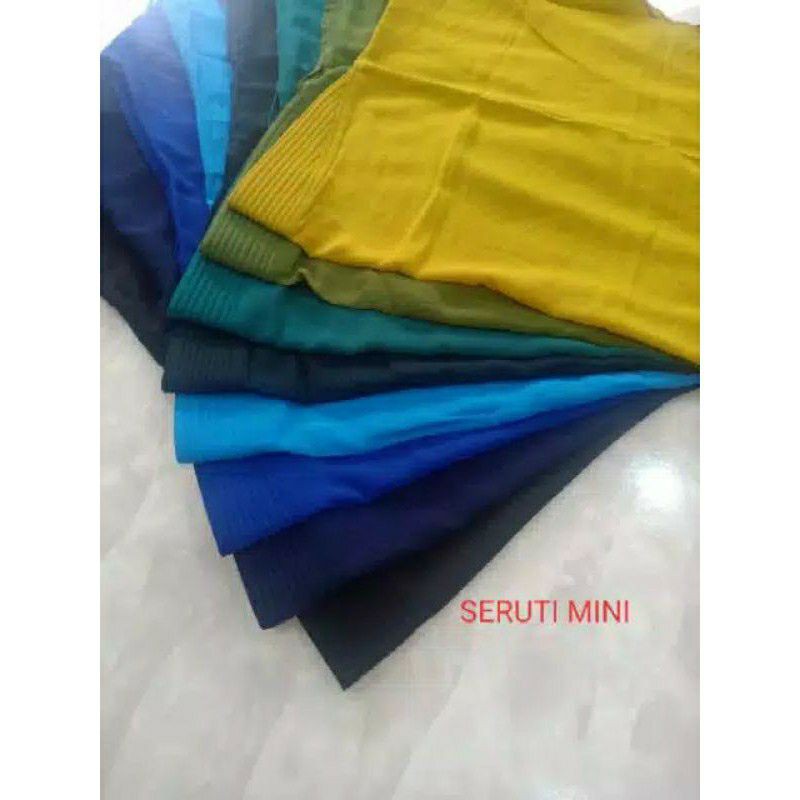Jilbab Ceruti diamond/khimar MINI 2 layer ceruty diamond