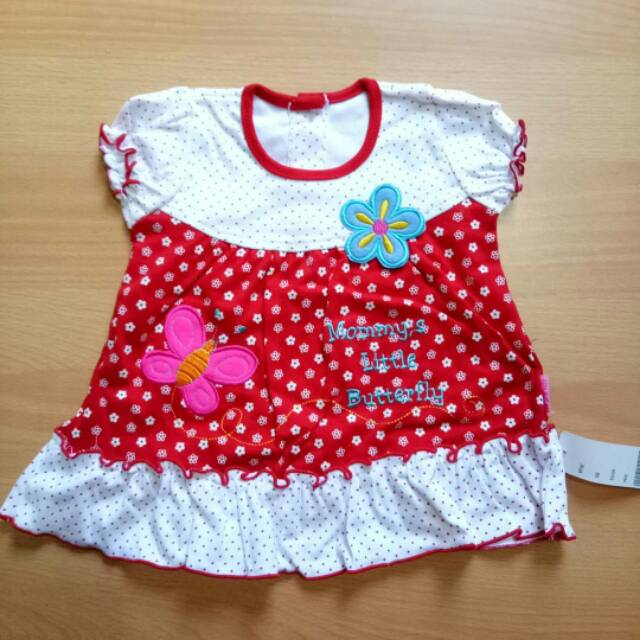 Dress bayi baju bayi pakaian bayi usia 6-15bulan