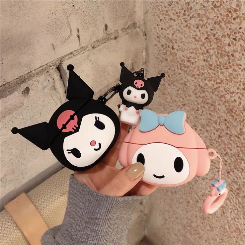 [ Ready ] Case Airpods Gen 2 / Inpods 12s Premium LUCU KARTUN FREE GANTUNGAN