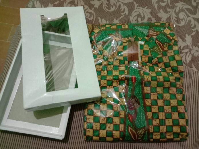 Tunik Batik Kembang Sinaran Hijau Dsc04200