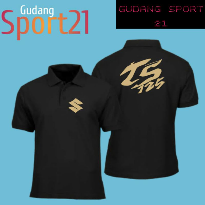 kaos polo kerah suzuki ts 125 kaos otomotif