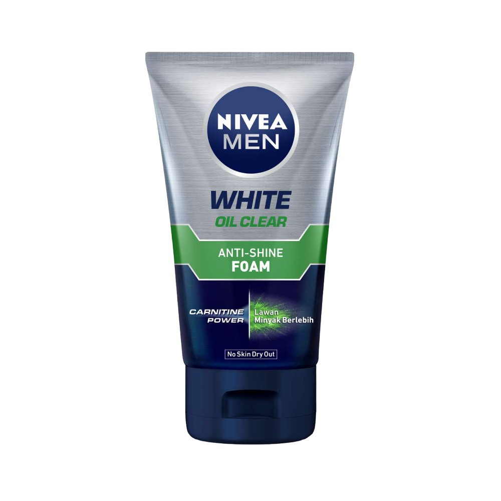NIVEA MEN FACIAL FOAM WHITE OIL CLEAR ANTI SHINE 50ML C006532
