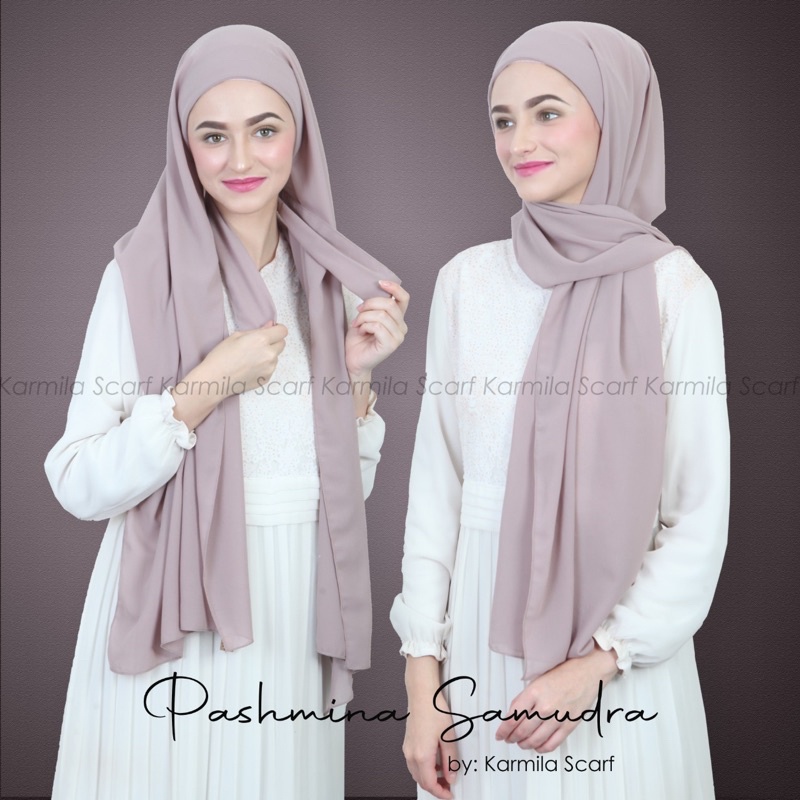 PASHMINA MELAYU GHANIA 2IN1 PREMIUM CERUTY BABYDOLL / PASMINA GANIA MURAH