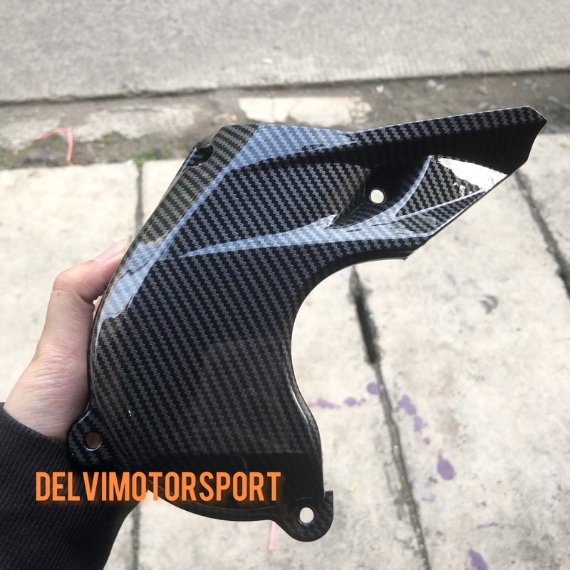 Cover Tutup Keong Cvt Carbon Mio M3 / Mio Z / Mio 125 / Fino125 / X-Ride 125 / Soul GT New Zoro ORI 