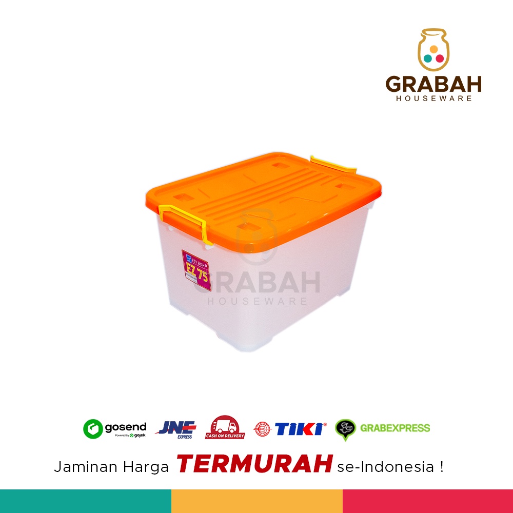 Container Ezy Box 75 Container Serbaguna Plastik Grabah Houseware