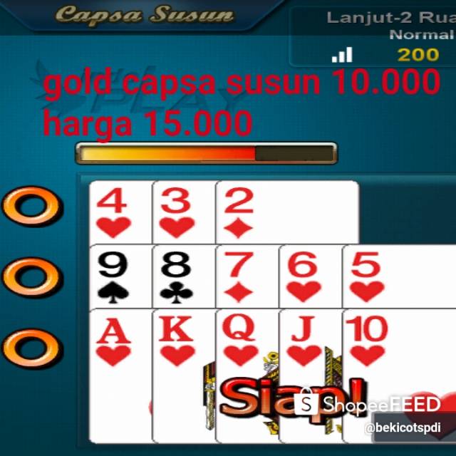 Gold capsa susun murah