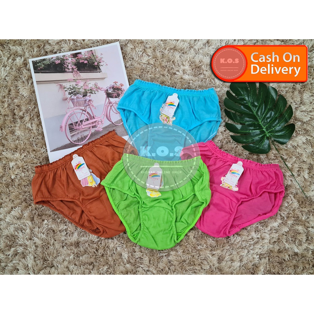Celana dalam anak perempuan karet kerut size s,m dan l