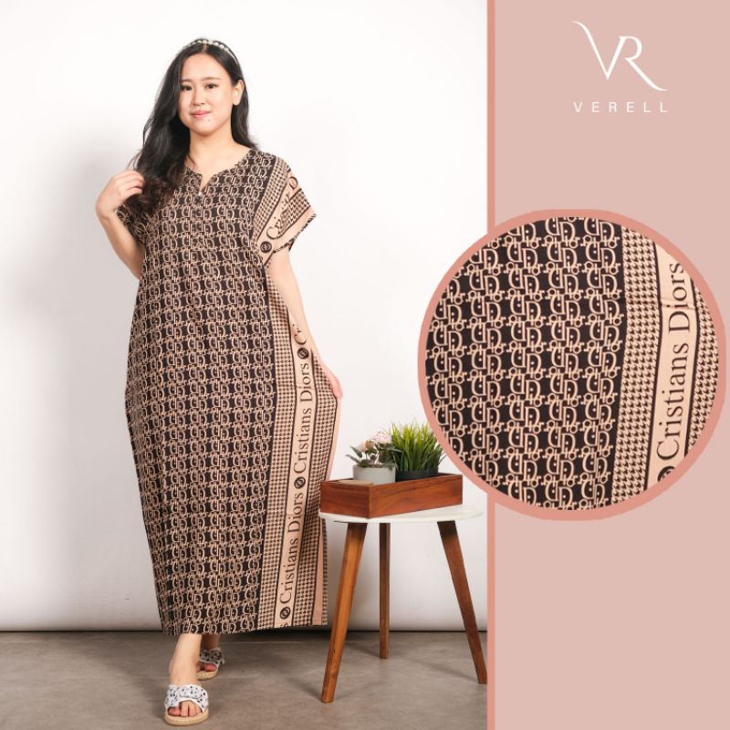 Daster busui bali habel rayon premium panjang semata kaki resleting-B20
