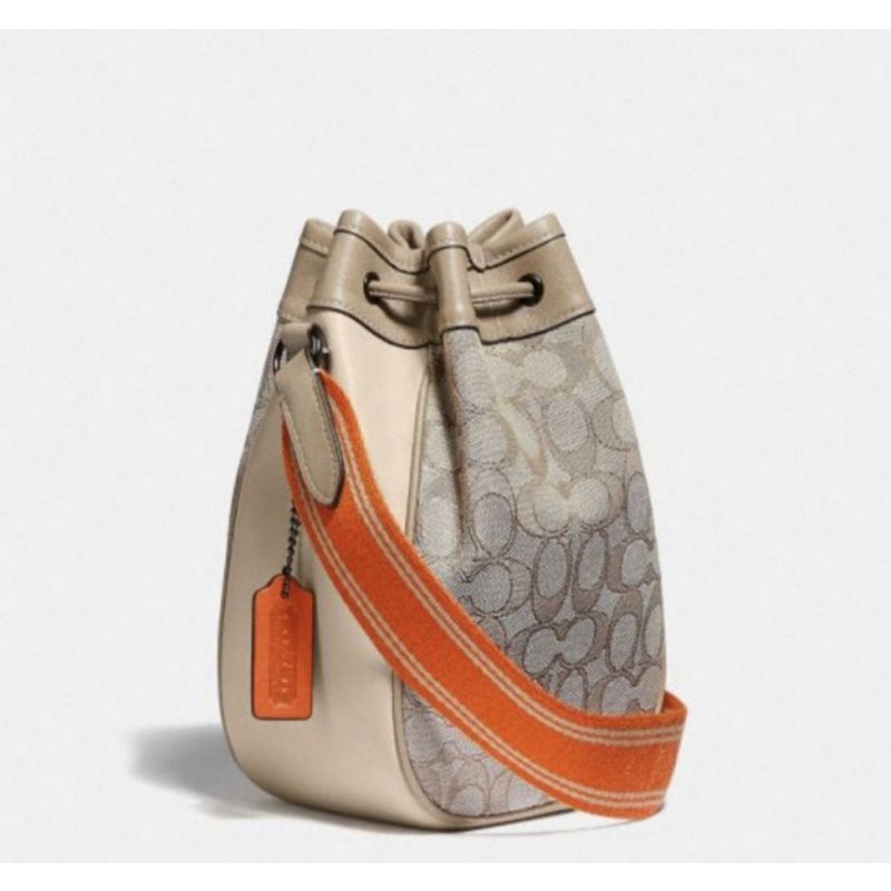 Coach Drawstring Marble Bag In Signature Jacquard(C3782)