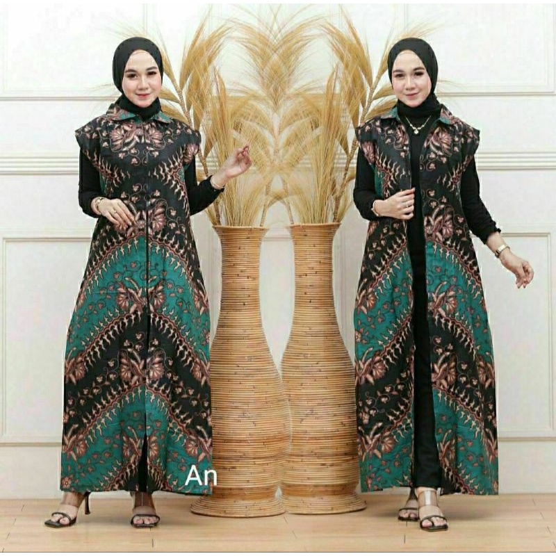 MURAH BATIK WANITA LONGCARDI SERAGAM