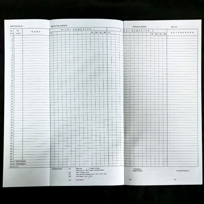 

HJK SOS Buku Nilai Siswa MICROTOP(10bk) / Daftar Nilai Siswa / Buku Nilai Sekolah/Daftar Nilai Murid