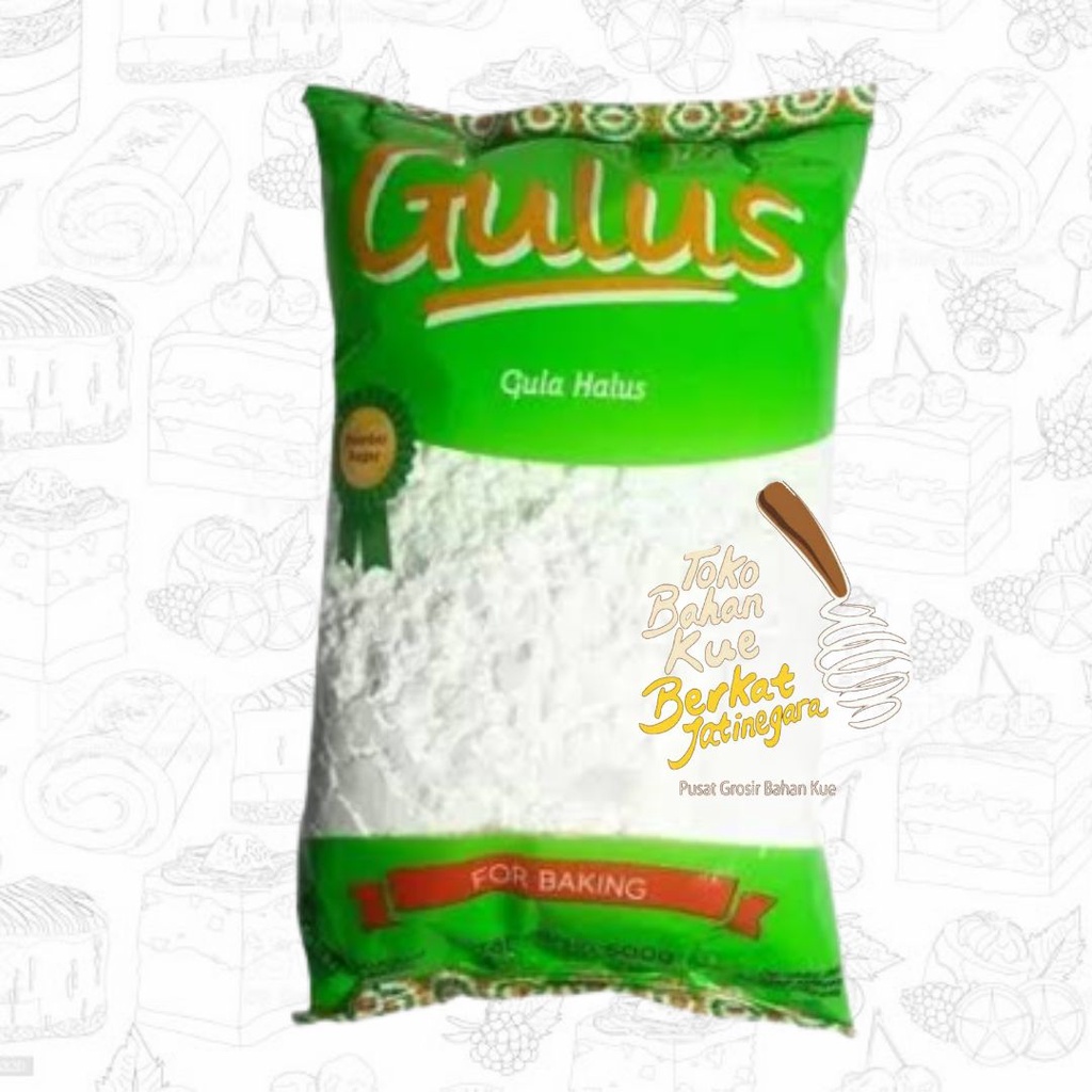 

GULA GULUS 500 GR / SUGAR / GULA HALUS / POWDER / BUBUK