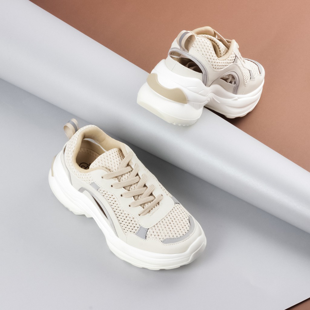 SNEAKERS WANITA DONATELLO  ORIGINAL CHLS02KF BEIGE 