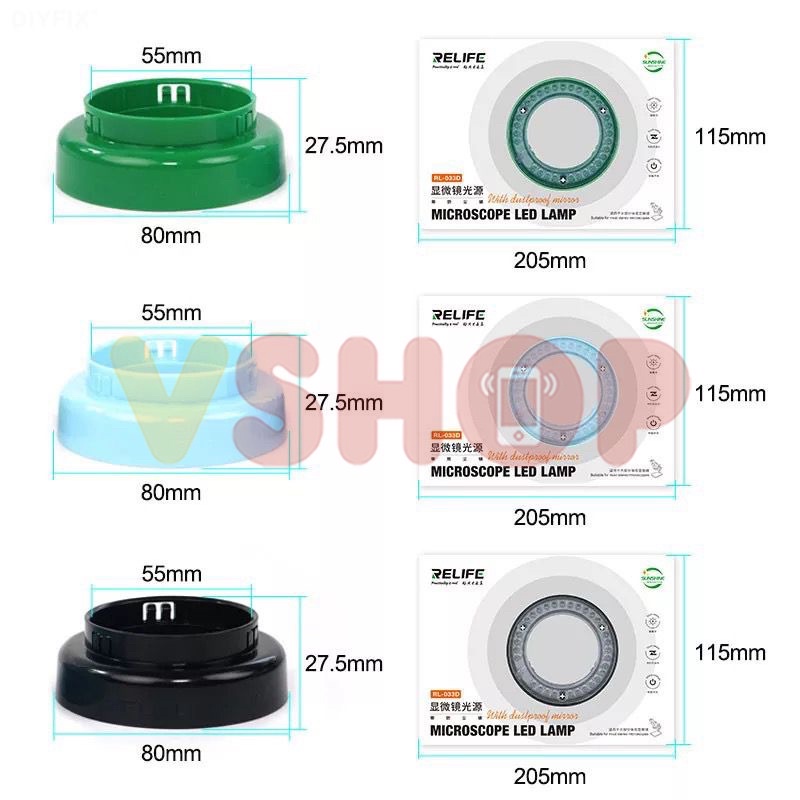 DUST-PROOF MICROSCOPE LIGHT - LAMPU LED MIKROSKOP RELIFE RL-033D