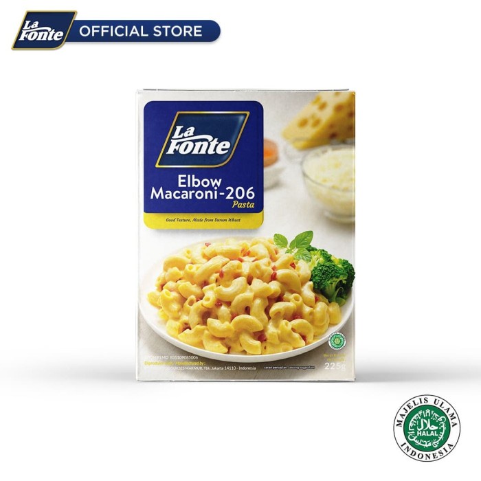 

Pasta-Aneka- 5 Pcs - La Fonte Elbow Macaroni 225Gr -Aneka-Pasta.