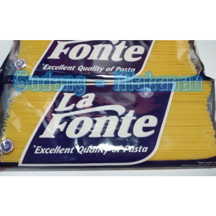 

pasta-aneka- la fonte spaghetti 1kg, harga murah -aneka-pasta.