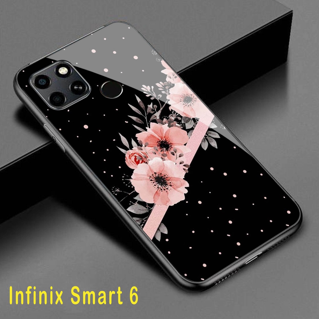 (S10) Softcase Kaca INFINIX SMART 6 - casing handphone - INFINIX SMART 6 - pelindung handphone - INF
